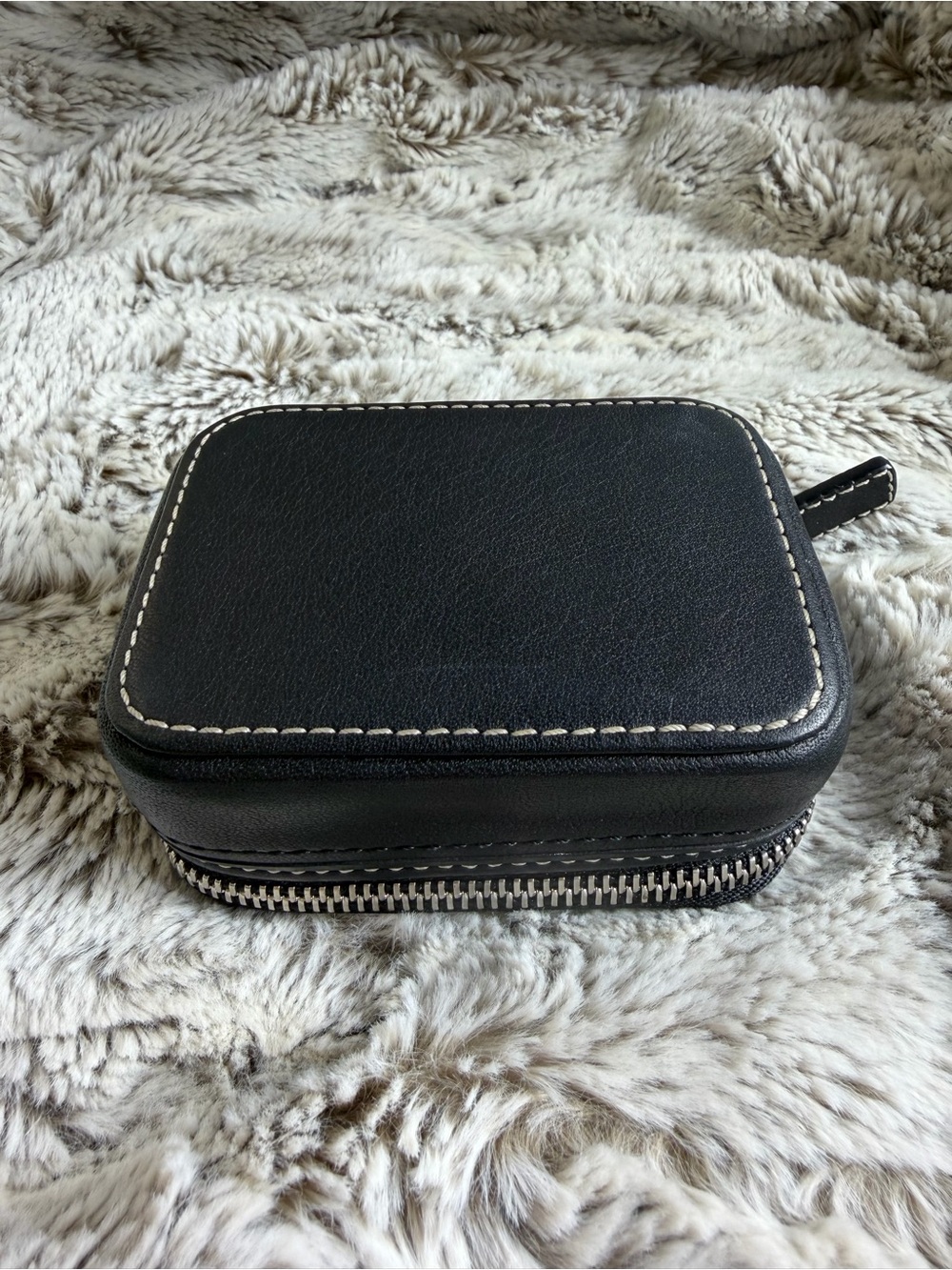 Coach Vintage Black Leather Mini Pill Case - Picture 3 of 5